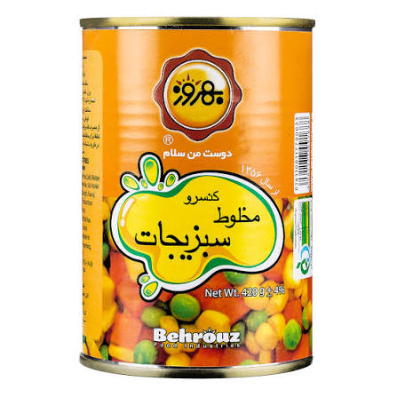 تصویر 5 از خرید و فروش کنسرو مخلوط سبزیجات بهروز